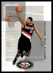 2002-03 Fleer Box Score Rasheed Wallace Portland Trail Blazers #51 - Picture 1 of 2
