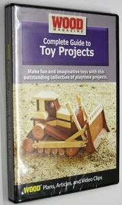 WOOD MAGAZINE DVD Complete Guide To Toy Projects 200 Plans Articles Video Clips - Picture 1 of 3