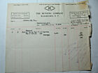 Nov.1,1916 Hunting Co., Watertown,NY Invoice Sent to Company in Castorland, N.Y.