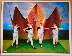 Baseball Triple Crown- Ron Lewis - Mantle, Williams, Yastrzemski, Robinson - Picture 1 of 18
