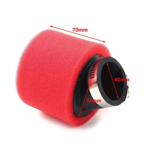 Filtro de aire de espuma roja de 40 mm apto para CRF50 XR50 motocicleta moto todoterreno motocicleta - Imagen 1 de 11