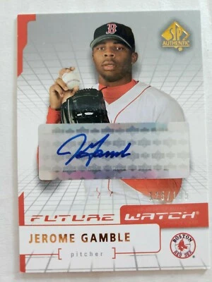 JEROME GAMBLE 2004 SP AUTHENTIC ROOKIE FUTURE WATCH AUTO #'D 125/195 - Image 1 of 4