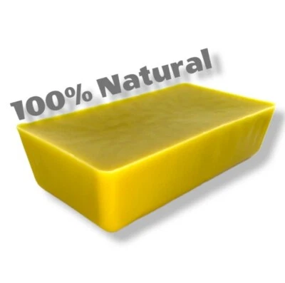 BEESWAX BLOCK 100% NATURAL UNFILTERED 340g .75lbs 12oz or more - Image 1 of 4