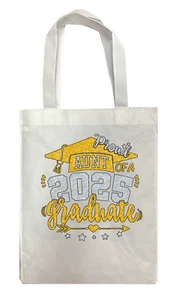 Proud Aunt of 2025 Graduate Tote Bag Graduation - Picture 1 of 1