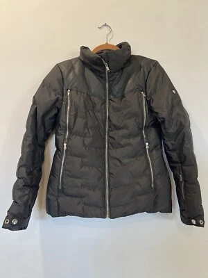 Spyder Down Falline Ski Jacket Size 6 Dark Olive Green  - Image 1 of 4