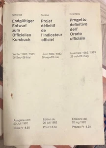 Progetto definitivo dell’Orario ufficiale Invernale 1982/1983 di Aa.vv.,  1982,  - Imagen 1 de 1