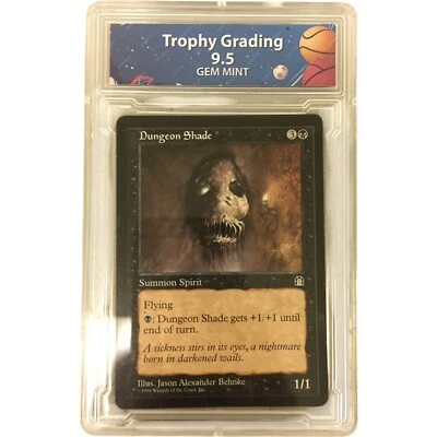 1998 Dungeon Shade Stronghold #58 Magic The Gathering MTG Single 9.5 Graded - Image 1 of 4