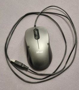 Trust Maus Computermaus PC Kabel Grau - Bild 1 von 3