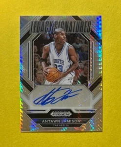 2023 Panini Prizm Draft Picks Antawn Jamison autógrafo #LS-AWJ Tar Heels - Imagen 1 de 2