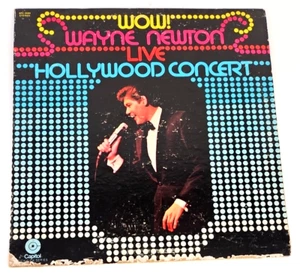 Wow Wayne Newton Live Hollywood Concert Vinyl Record - Picture 1 of 3