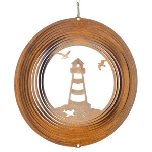 CIM Rejilla Viento Faro 200 Jardín Decoración Metal Ø20cm Decoración Otoño - Imagen 1 de 3