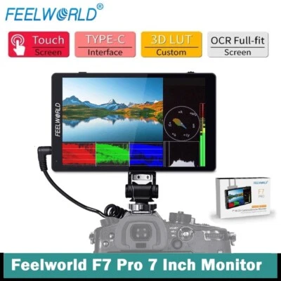 FEELWORLD F7 PRO 7" 4K 3D LUT Cámara Monitor de Campo Pantalla Táctil IPS 1920X1200 Foto 1 de 4