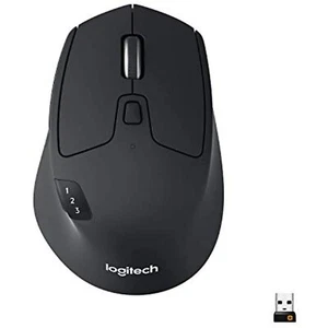 Logitech M720 Triathalon Multi-Device Wireless Mouse Easily Move Text, Images - Picture 1 of 11