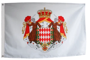 Monaco Staatsflagge 3'x2' - NUR EINE - Bild 1 von 7