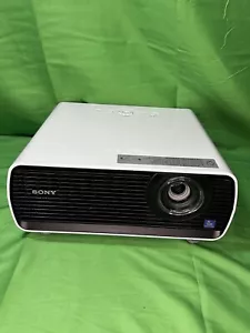 SONY DATA PROJECTOR white W/ Power Cable , Remote & Adapter VPL-EX100 *Tested* - Picture 1 of 24