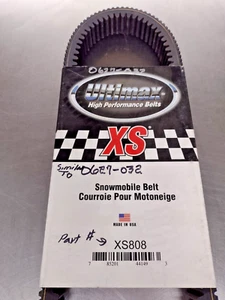 Ultimax High Performance Snowmobile Drive Belt , XS808, AC0627-032 - Picture 1 of 1