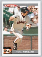2004 TOPPS TOTAL #476 TONY TORCATO  SAN FRANCISCO GIANTS