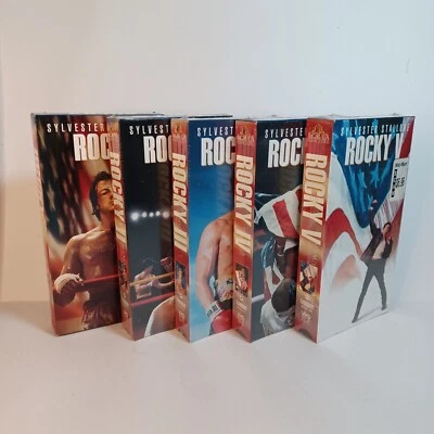 Rocky 1-5 (VHS) Collector’s Edition 25th Anniversary Set - Image 1 of 4