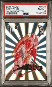 Coby White 2020 Panini On The Horizon Rookie RC SP SSP PSA 8 NM-MT DOWNTOWN POP2 - Picture 1 of 2