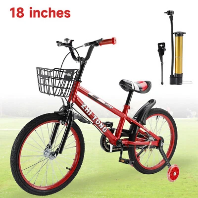 18 inches Kid's Bike Child Bicycle Boys and Girls with Bottle Cage Holder R10 - Image 1 of 4