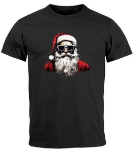 Herren T-Shirt Weihnachten Weihnachtsmann Santa Claus Cool Ugly XMAS - Bild 1 von 3