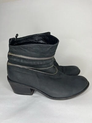 Coop Barneys New York Botines Mujer Talla 37.5 EE. UU. 7.5 Negro Cuero Tacones  Foto 1 de 4