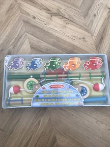 Melissa & Doug Catch & Count Gioco da Pesca in Legno - Nuovo con scatola - Foto 1 di 3