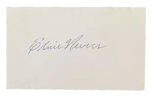 Ernie Nevers Legendary College & Pro Football Player and Coach, HOF - Autograph - Picture 1 of 4
