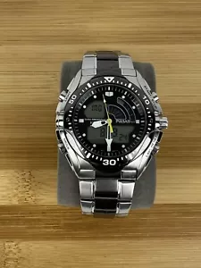 Mens Pulsar NX15-X001 Alarm Chronograph 100M Watch EUC NEW BATTERIES 8/19/24 - Picture 1 of 10