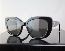 Celine CL40226U 01F Black / Grey Lens Square Oversized Sunglasses 100% UV