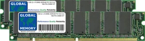 1GB (2 x 512MB) SDRAM PC133 133MHz 168-PIN DIMM MEMORY KIT FOR DESKTOPS/PCS - Picture 1 of 1