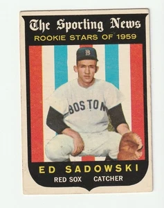 Ed Sadowski 1959 Topps Boston Red Sox Rookie Baseballkarte #139 - Bild 1 von 2
