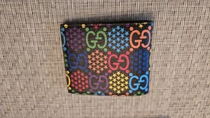 GUCCI Psychedelic GG bifold men's wallet  - Picture 1 of 21