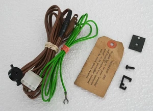 Garrard Zero 92 Turntable Part : AC Power Cord Cable with Ground Cable - Picture 1 of 5