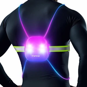 Running Vest for Women, Reflective Running Lights Vest for Night Runners, Run... - Picture 1 of 8