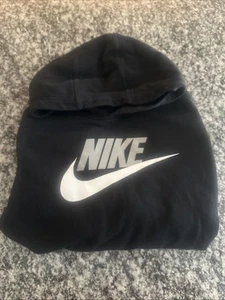 Boys Nike Hoodie Pullover Sweatshirt Black Youth Size XL - Picture 1 of 2