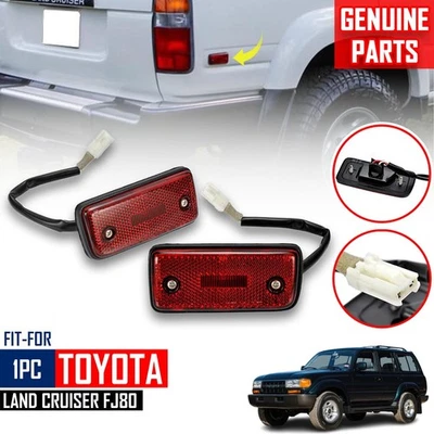 OEM Set Rear Side Marker Light For TOYOTA LAND CRUISER FZJ80 FJ80 1993-1997 - Image 1 of 4