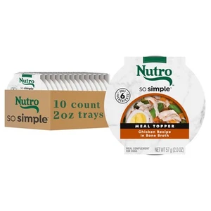 So Simple Wet Dog Meal Complement Chicken Recipe in Bone Broth, 2 oz Trays (1... - Picture 1 of 9