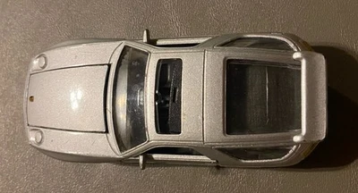 Porsche 328 Silver 1/24 Diecast Model Preowned As Is 4 1/2 Inch By Welly - Image 1 of 3