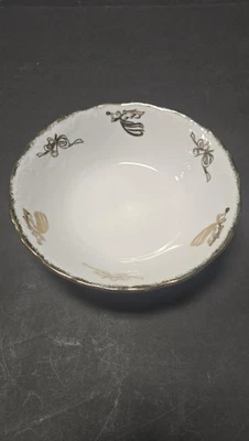 Tienshan Gabrieles Navidad Borde de China Fina 9" Cuenco para Servir Borde Dorado Ángel Foto 1 de 4