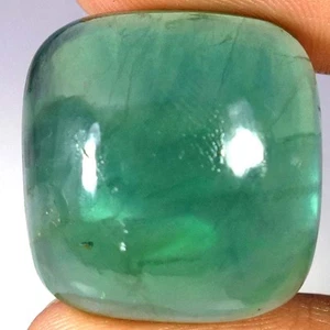 100% Natural Green Fluorite Cushion Cabochon Loose Gemstones 65.65Cts 23x23x11mm - Picture 1 of 3