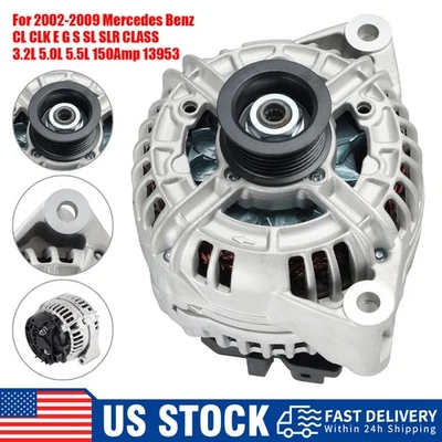 Alternator For 2002-2009 Mercedes-Benz G55 E320 E430 G500 E500 S500 13953 CLS500 - Imagem 1 de 4