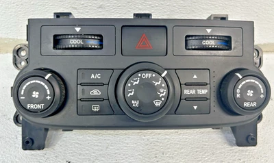 Kia Sedona 2006-2014 3 zonas climatización aire acondicionado manual aire acondicionado panel de temperatura unidad de control Foto 1 de 4