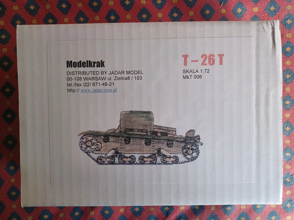 MODELKRAK 7206 - Soviet Artillery Tractor T-26T - resin model kit 1:72 - Immagine 1 di 1