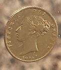 Error 1871s Sydney Young Victoria 1/2 Half Sovereign Gold Coin Extremely fine