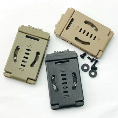 For DIY Kydex Sheath Holster 2PC Knife Belt Clip Outdoor Loops Blade Sheath Tool - Image 1 of 4
