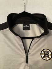 New w/ Tags- Boston Bruins Gray 1/4 Zip Lightweight Sweatshirt Men’s Size Large
