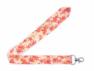 Maple leaf Acer Autumn Lanyard, UK Seller , Fast Shipping, ideal birthday gift.