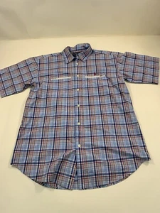 Polo Ralph Lauren Shirt Boys XL Blue  Plaid Short Sleeve Button Up Casual - Picture 1 of 12
