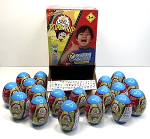 Ryan’s World Road Trip Micro Mystery Surprise figure Eggs Full Display Lot of 18 - Picture 1 of 8
